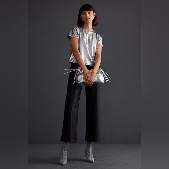 Anthropologie Porridge Shine Glam Tee NWT - Picture 4 of 8